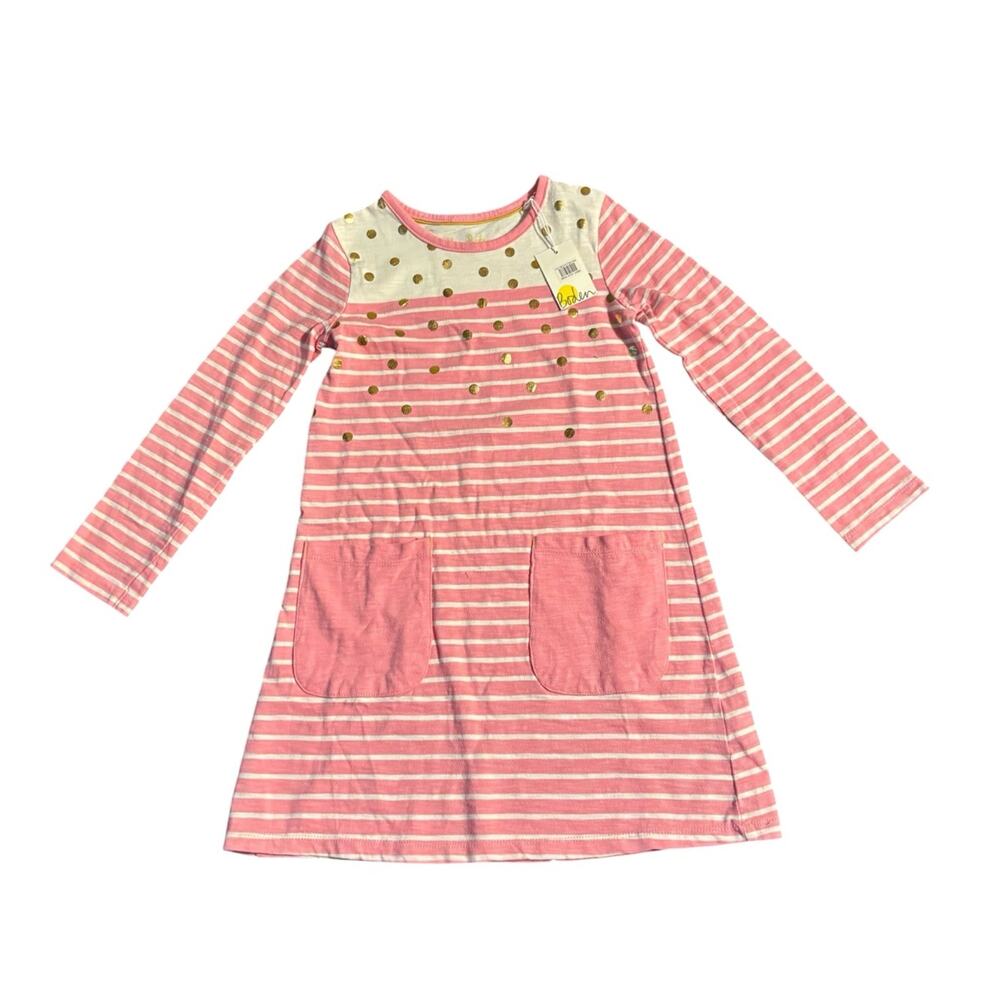 NWT Size 7/8 Mini Boden Girls Pockets dress